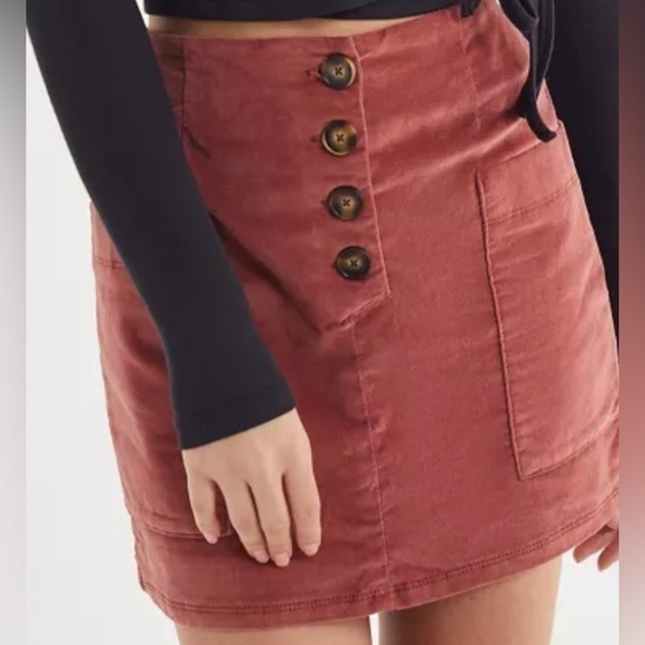 Urban Outfitters Dresses & Skirts - Urban Outfitters BDG Kendri Uncut Corduroy‎ Mini Skirt